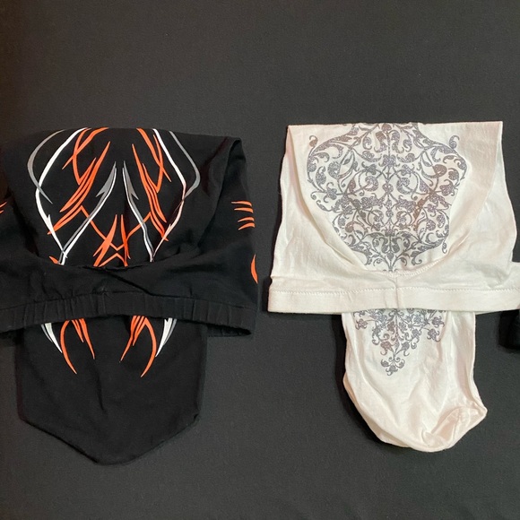 Authentic Harley Davidson Like New Pony Tail Tube Head Hair Covering - Picture 2 of 4